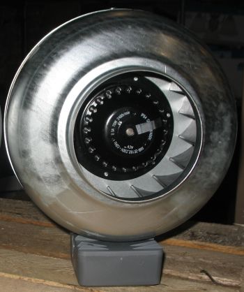 Канальный вентилятор ЕВРОМАШ серии РАУНДВЕНТ-М в пластиковом корпусе